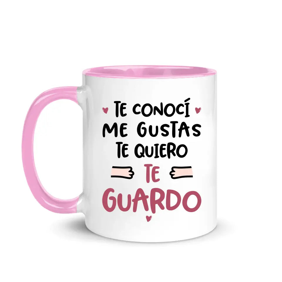 Taza Personalizada Para Pareja | Personalizado Regalo Para Pareja | Te quiero Te guardo