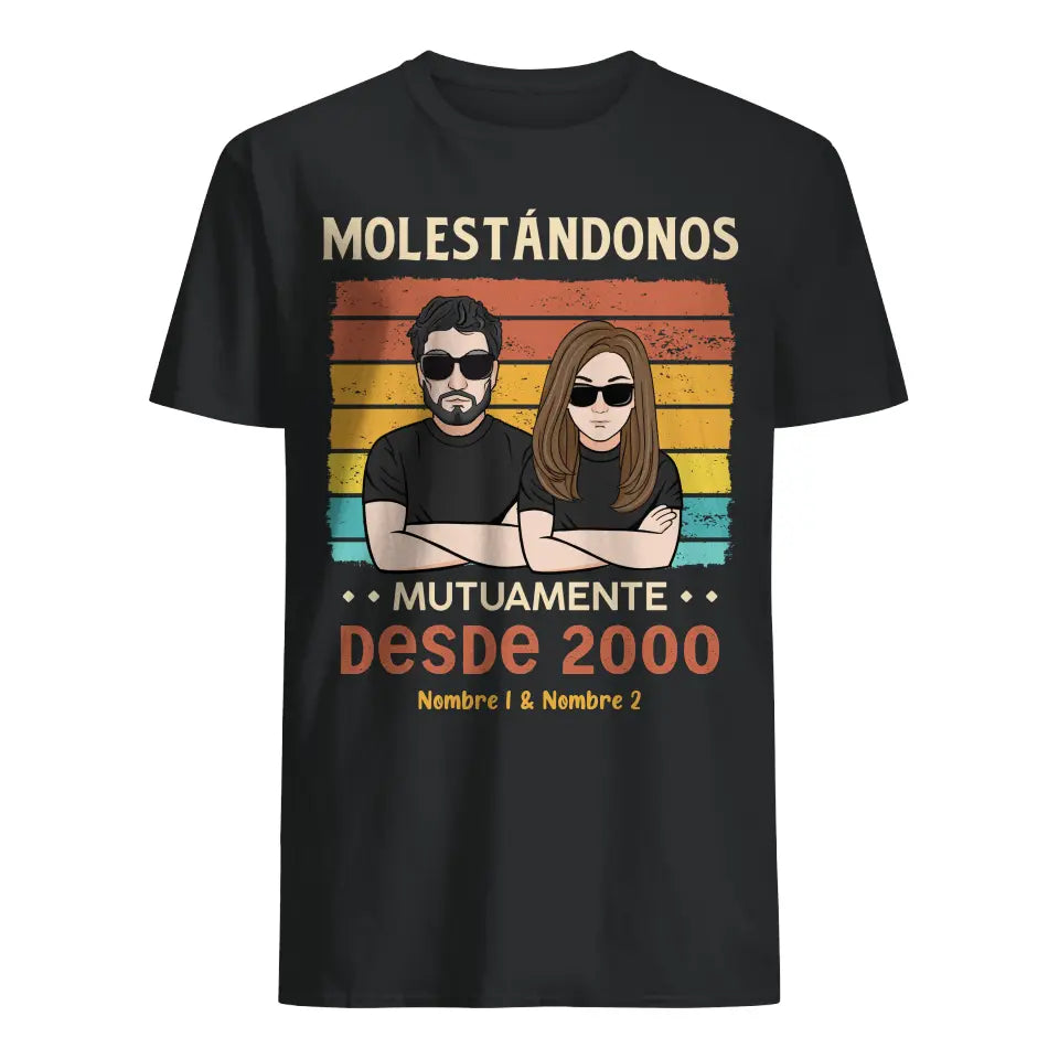 Personalizar Camisetas Para Pareja | Personalizado Regalos Para Pareja | Molestándonos mutuamente
desde