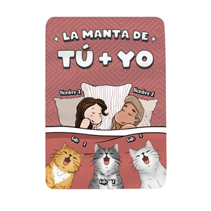 Personalizar Mantas Polar Para Pareja | Personalizado Regalo Para Pareja | La manta de Tú +Yo