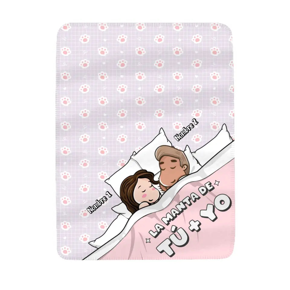 Personalizar Mantas Polar Para Pareja - La manta de Tú +Yo V2