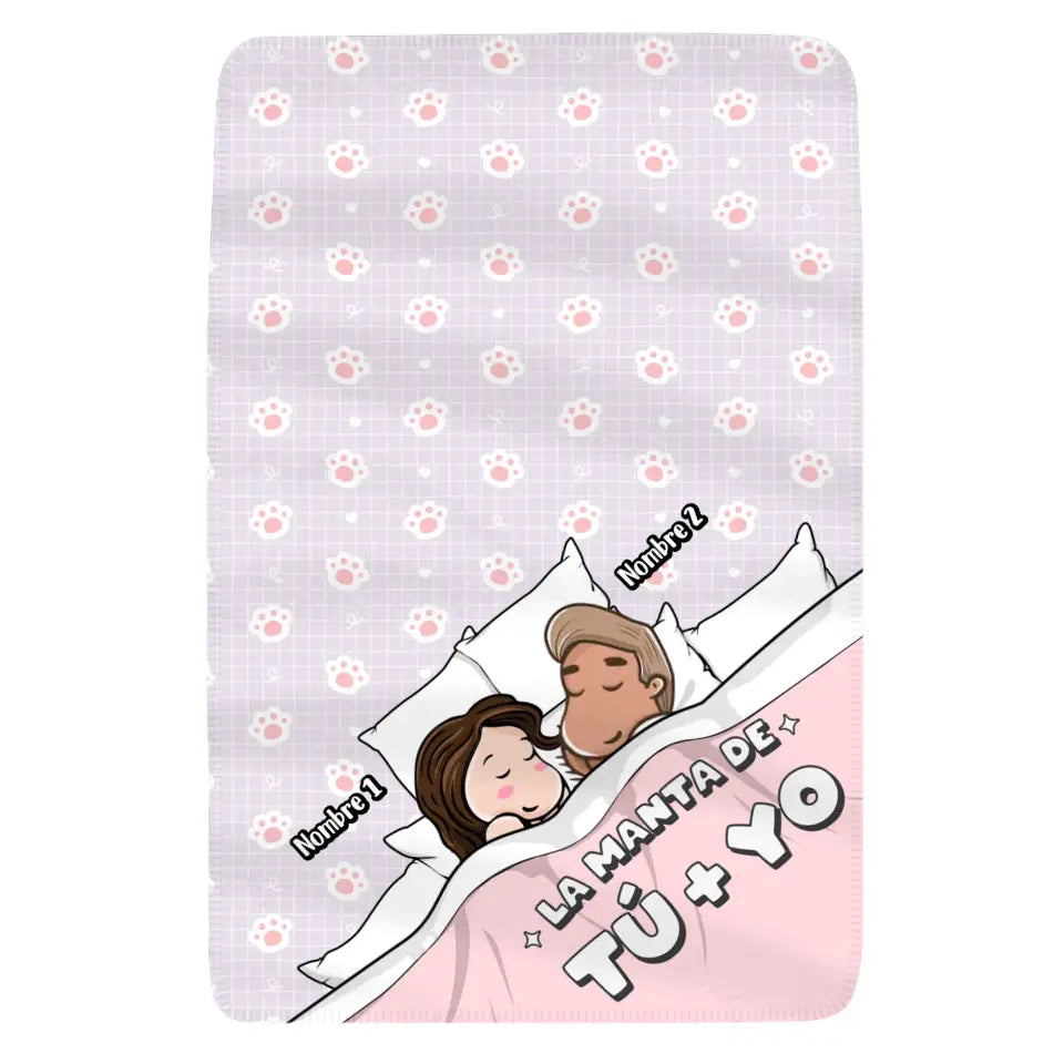 Personalizar Mantas Polar Para Pareja - La manta de Tú +Yo V2