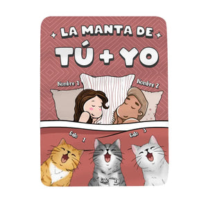 La manta de Tú +Yo - Personalizar Mantas Polar Para Pareja