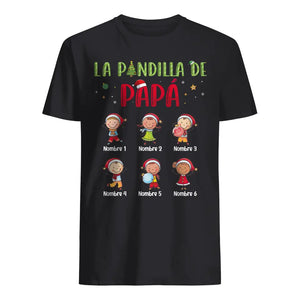 Personnalisez des T-shirts pour papa | Cadeau personnalisé pour le père | La bande de papa