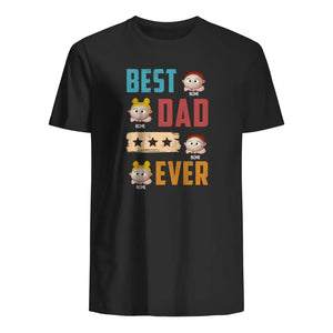 Maglietta personalizzata per Papà | Best dad ever