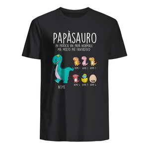 Maglietta personalizzata per Papà | Papàsauro