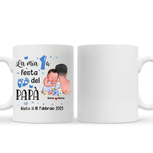 Tazza personalizzata per Papà | La mia 1a festa del Papà