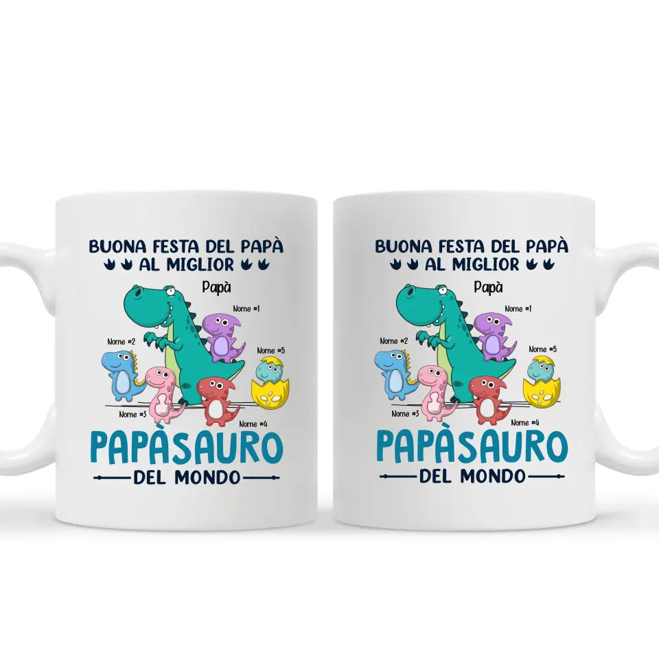 Tazza personalizzata Miglior Papà Del Mondo –