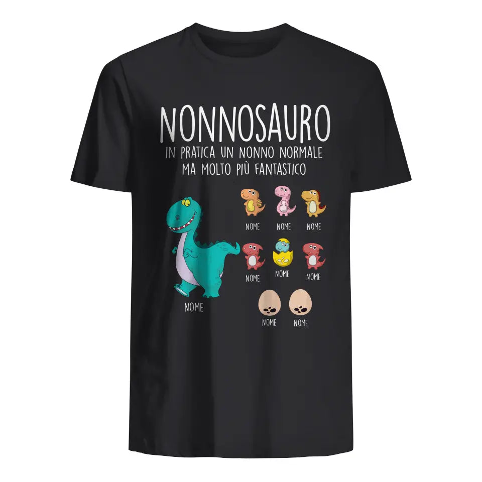 Maglietta personalizzata per Nonno | Nonnosauro