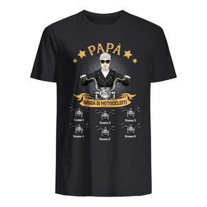 Maglietta personalizzata per Papà | Banda di motociclisti