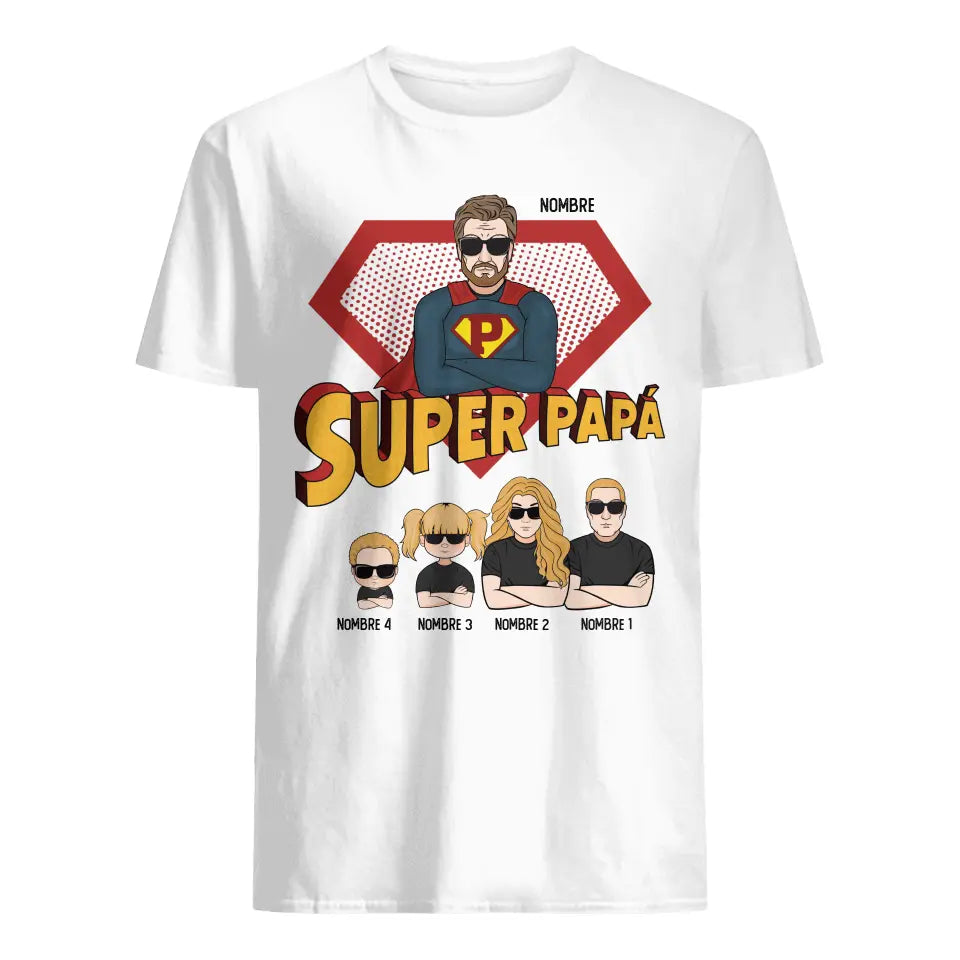 Personnalisez des T-shirts pour papa | super-papa