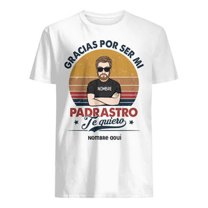 Personalizar Camisetas Para Bonus Papá | Gracias por ser mi padrastro