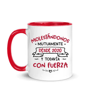 Tazza personalizzata per coppia | Regalo personalizzato per coppia | disturbandosi a vicenda