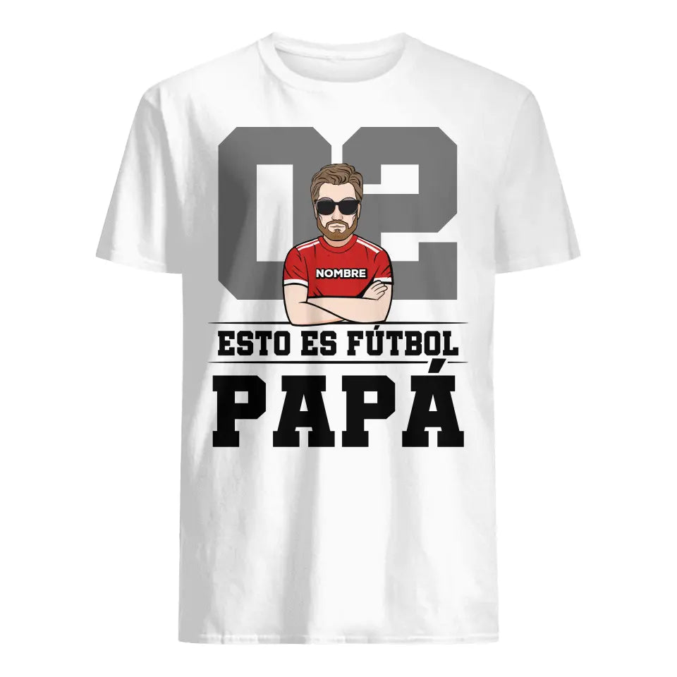 Personnalisez des T-shirts pour papa | C'est papa footballeur