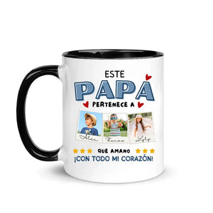 Taza Personalizada Para Papá | ESTE PAPÁ PERTENECE A