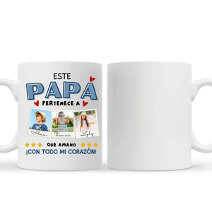 Taza Personalizada Para Papá | ESTE PAPÁ PERTENECE A