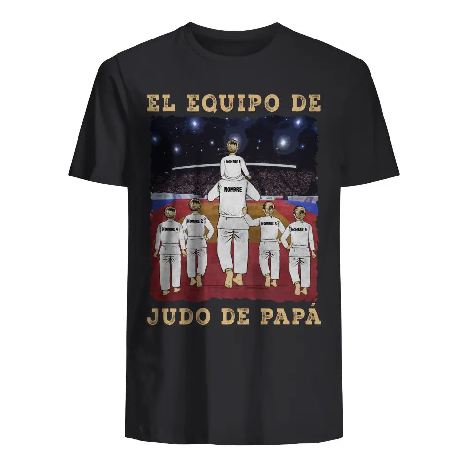 Personalizar Camisetas Para Papá | El equipo de judo de papá