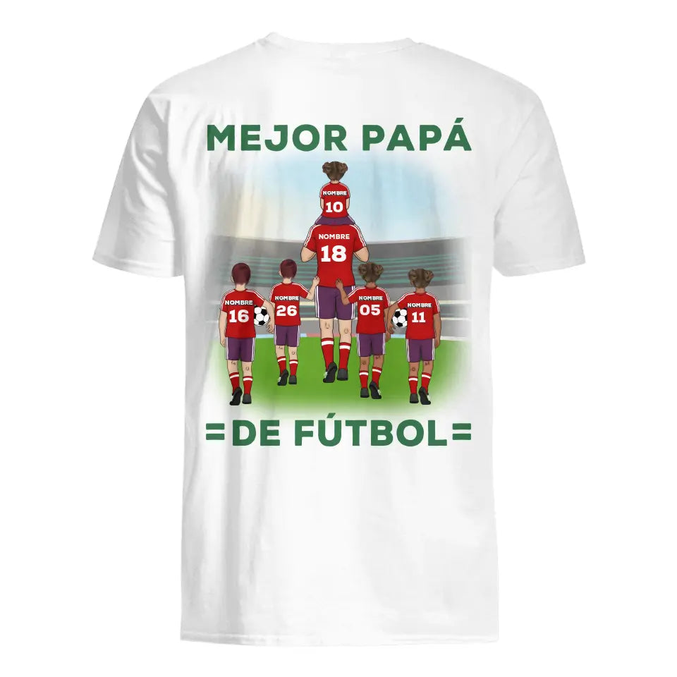 Personnalisez des T-shirts pour papa | Meilleur papa de football