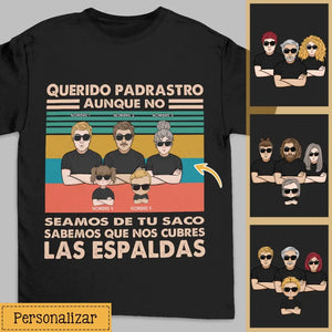 Personalizar Camisetas Para Bonus Papá | Bonus Papá sabemos que nos cubres las espaldas