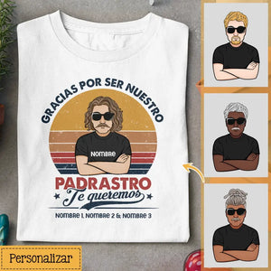 Personalizar Camisetas Para Bonus Papá | Gracias por ser mi padrastro