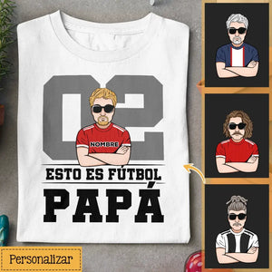 Personnalisez des T-shirts pour papa | C'est papa footballeur