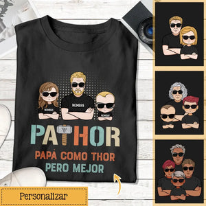 Personalizar Camisetas Para Papá | Pathor Papá como thor pero mejor