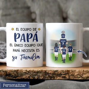 Taza Personalizada Para Papá | El equipo de Papá