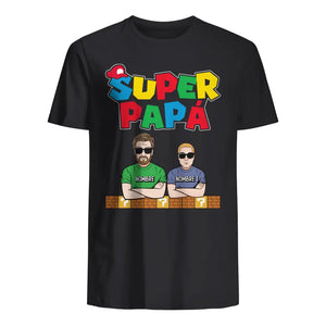 Personalizza magliette per papà | Super papà versione 2 