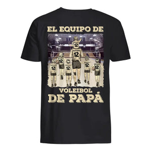 Personnalisez des T-shirts pour papa | L'équipe de volley-ball de papa