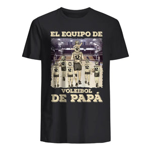 Personnalisez des T-shirts pour papa | L'équipe de volley-ball de papa