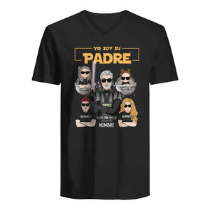 Personalizar Camisetas Para Papá | Personalizado Regalo Para Padre | Yo soy tu Padre