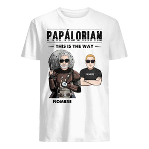 Personnalisez des T-shirts pour papa | Cadeau personnalisé pour papa | papalorien blanc
