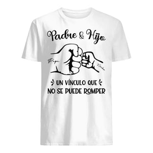 Personalizar Camisetas Para Papá | Personalizado Regalo Para Papá | Padre & hija un vínculo que no se puede romper