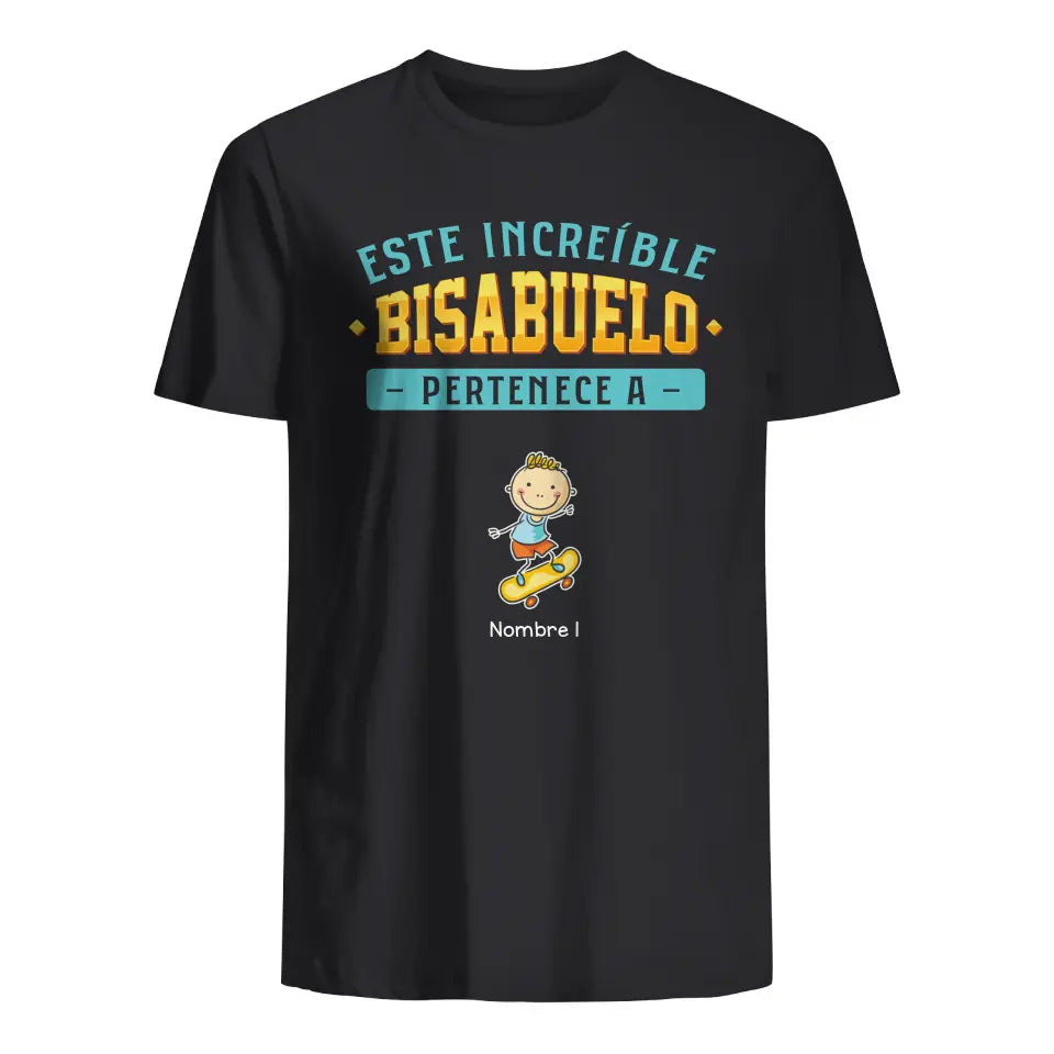 Personalizar Camisetas Para Bisabuelo | Este icreíble Bisabuelo pertenece a