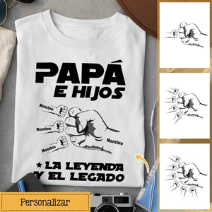 Personalizza magliette per papà | Papà e figli
 La leggenda e l'eredità