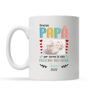 Tasse personnalisée pour papa | Cadeaux personnalisés pour papa | Merci papa