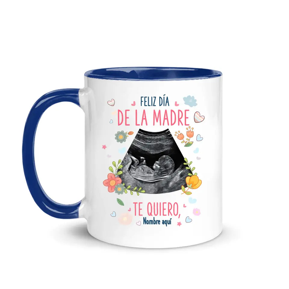 Taza Personalizada Para Mamá | Feliz Día De La Madre Te quiero