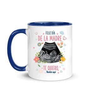 Taza Personalizada Para Mamá | Feliz Día De La Madre Te quiero