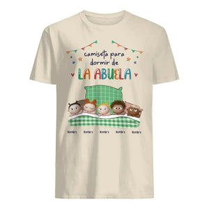 Personalizar Camiseta Para Mamá | Camiseta para dormir de mamá / la abuela gris