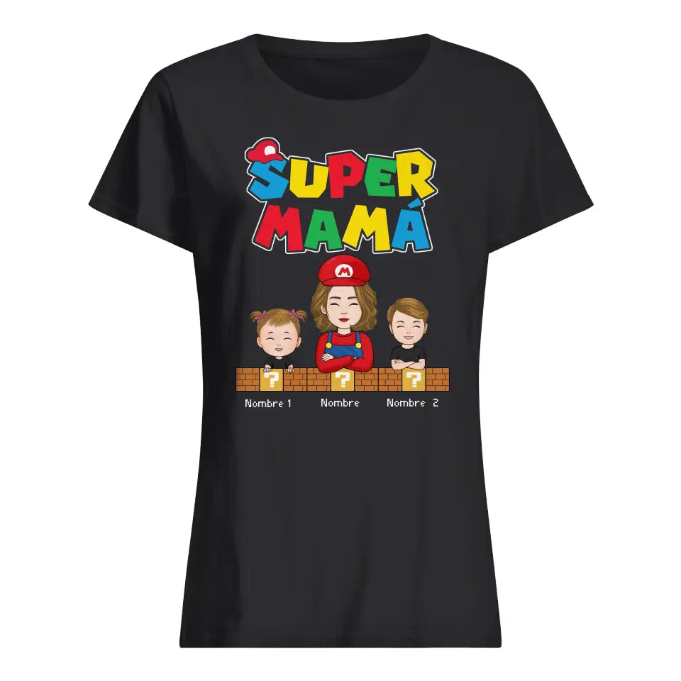 Personnalisez des T-shirts pour maman | super maman