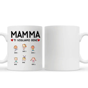 Tasse personnalisée pour maman | Nonna maman je t'aime