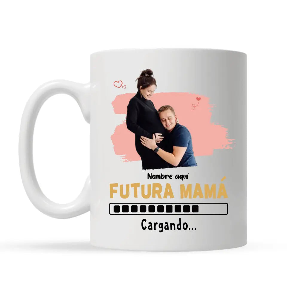 Taza Personalizada Para Mamá | Futura Mamá Foto