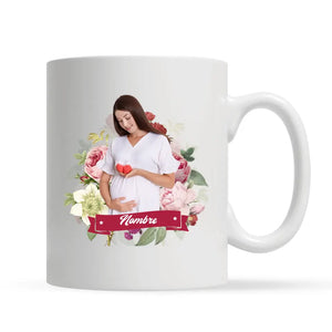 Taza Personalizada Para Mamá | Ascendido a Mami Foto