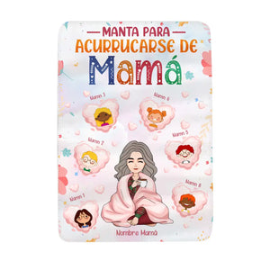 Personalizar Mantas Polar Para Mamá | Personalizado Regalo Para Mamá |Manta para acurrucarse  de mamá