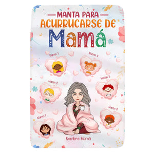 Personalizar Mantas Polar Para Mamá | Personalizado Regalo Para Mamá |Manta para acurrucarse  de mamá