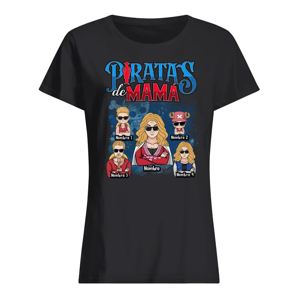 Personalizar Camisetas Para Mamá| Piratas de Mamá