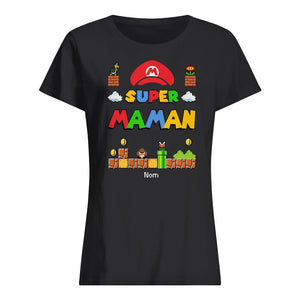 Tshirt personnalisé pour Famillie  | Super Papa Super Maman Super Fils Super Fille