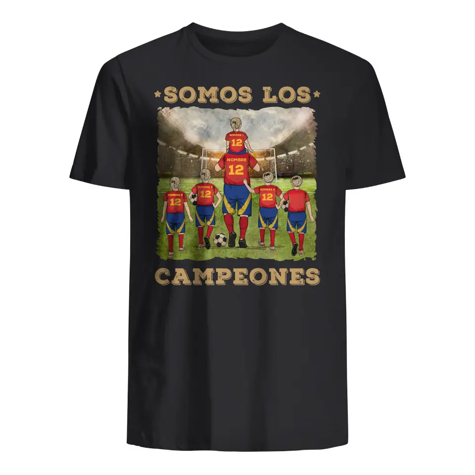 Personalizar Camisetas De Fútbol Para Papá | Euro 2024 Fútbol Español Somos Los Campeones v2