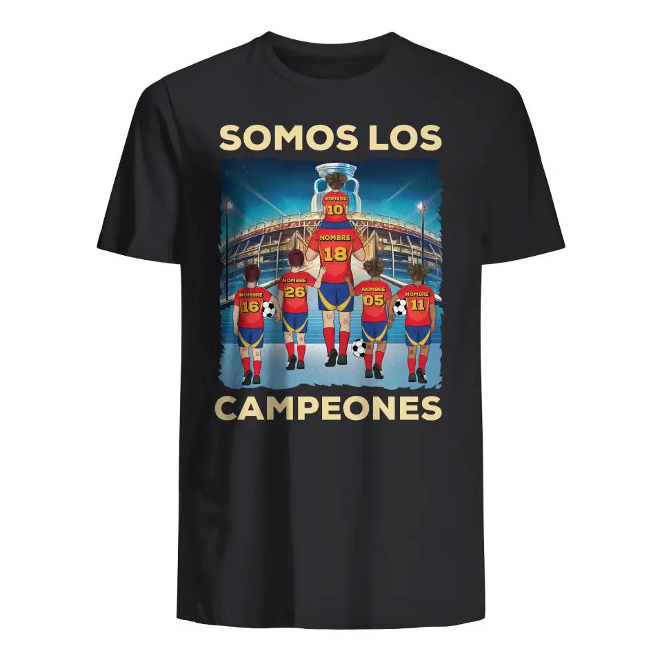 Personalizar Camisetas De Fútbol Para Papá | Euro 2024 Fútbol Español Somos Los Campeones
