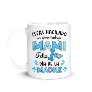 Tasse personnalisée pour maman | Cadeau personnalisé pour maman | Bonne Maman 1ère Fête des Mères