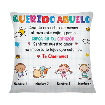 Cojines Personalizados Para Abuelo | Personalizado Regalo Abuelo | Querido Abuelo